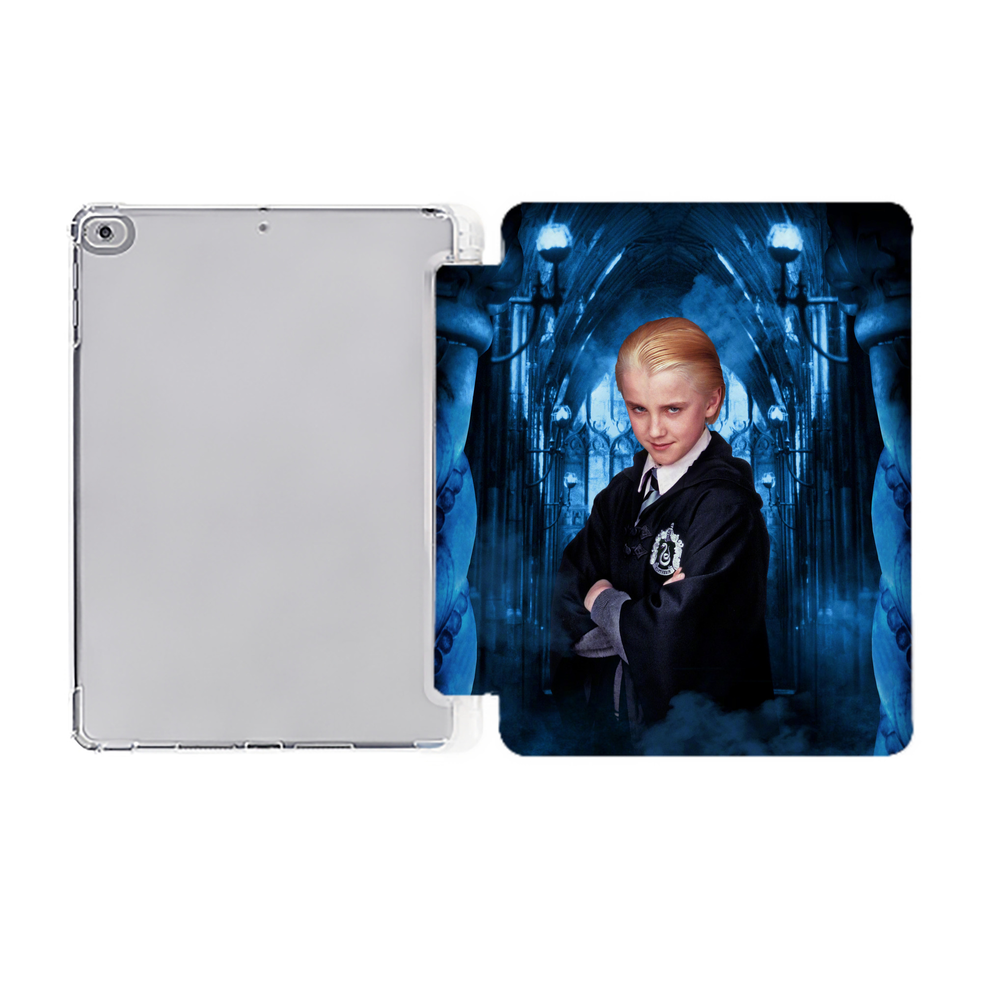 （画像用） Harry Potter ハリー・ポッターシリーズ IPad ケース ペン収納付き 三つ折りスタンド PUレザー×シリコン 対応機種9.5/10.5/10.9インチ